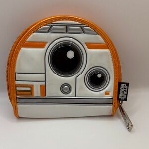 Loungefly Star Wars Orange and White Coin Purse